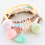 Des bijoux style Cara&iuml;be avec des perles en coco