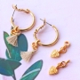 MIX ET MATCH ! Des boucles d'oreilles minimalistes interchangeables