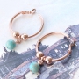 Bijoux fantaisies avec pierres naturelles jaspe
