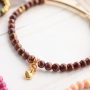 Bijoux subtiles avec pierres naturelles en jade