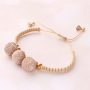 Bracelets festifs avec des nouveaux pompons scintillants