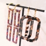 Alerte tendance ! Boucles d&rsquo;oreilles en r&eacute;sine fantaisies