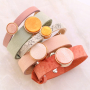 Inspiration avec des bracelets et des porte-cl&eacute;s Cuoio + cabochons Polaris Elements