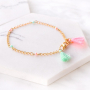 Cha&icirc;nes de cheville, bracelets et cordons &agrave; lunettes avec petits pompons estivaux !