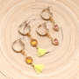 Fabriquez les plus belles boucles d&rsquo;oreilles avec des pendentifs + connecteurs en Crystal Glass