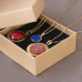 DIY rapide avec des bijoux en acier Polaris, des cabochons Polaris Elements et des flatbacks Swarovski	