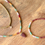 Bijoux tendances avec de nouvelles perles &agrave; facettes