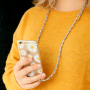 Tour de cou pour t&eacute;l&eacute;phone portable DIY !