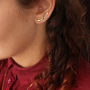Magnifiques bijoux arc-en-ciel en Zirconium 