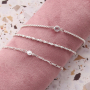 C&rsquo;est LA tendance de l&rsquo;hiver/automne &lsquo;19/&rsquo;20! Boucles d&rsquo;oreilles, bracelets et colliers avec du verre Crystal Glass + jaseron