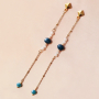 Boucles d'oreilles ultra styl&eacute;es dans les derni&egrave;res couleurs tendance