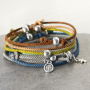 Lancez-vous dans la r&eacute;alisation des bracelets avec le cordon tiss&eacute; DQ tendance