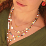 Voici comment confectionner les colliers les plus adorables avec diff&eacute;rentes perles et mat&eacute;riaux : 