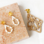 Voici comment confectionner vous-m&ecirc;me vos boucles d&rsquo;oreilles avec des appr&ecirc;ts de boucles d&rsquo;oreilles en laiton TQ :