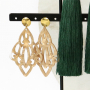 Voici comment confectionner vous-m&ecirc;me vos boucles d&rsquo;oreilles avec des appr&ecirc;ts de boucles d&rsquo;oreilles en laiton TQ :