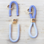 Inspiration pour la confection de porte-cl&eacute;s tendance avec cordelette style marin