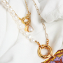 Vous pouvez confectionner ces magnifiques bijoux avec les tous nouveaux appr&ecirc;ts de boucles d&rsquo;oreilles et fermoirs pour bijoux en m&eacute;tal DQ :
