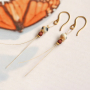 Ces bijoux exclusifs sont confectionn&eacute;s avec des perles en pierre naturelle jade et de l&rsquo;Artistic Wire :