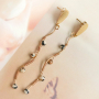 Ces bijoux exclusifs sont confectionn&eacute;s avec des perles en pierre naturelle jade et de l&rsquo;Artistic Wire :