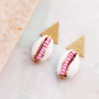 Voici comment confectionner facilement et rapidement des boucles d&rsquo;oreilles tendance avec les nouveaux appr&ecirc;ts boucles d&rsquo;oreilles en acier inox :