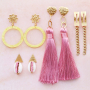 Voici comment confectionner facilement et rapidement des boucles d&rsquo;oreilles tendance avec les nouveaux appr&ecirc;ts boucles d&rsquo;oreilles en acier inox :