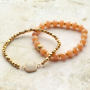 Inspiration pour la confection de bracelets avec des perles &agrave; facettes 