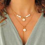Cr&eacute;ez des bijoux personnels avec des pendentifs en acier inox et nacre
