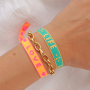 Cr&eacute;er des bracelets tendance avec du ruban texte