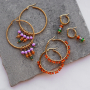 Concevoir une collection de boucles d&rsquo;oreilles avec des cr&eacute;oles en acier inox