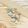 Fabrication de boucles d&rsquo;oreilles avec puces d&rsquo;oreilles en inox