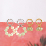 Fabrication de boucles d&rsquo;oreilles avec puces d&rsquo;oreilles en inox