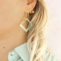Cr&eacute;er des boucles d'oreilles tendance avec des pendentifs en r&eacute;sine