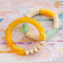 Fabriquer des bijoux avec des perles acryliques tube torsad&eacute;