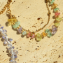 Cr&eacute;ation de bijoux avec les perles en verre chips