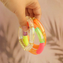 Soyez cr&eacute;atifs avec les perles tube acrylique mat et AB coating !