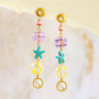 Cr&eacute;er des boucles d'oreilles originales avec des perles en verre  