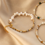 Cr&eacute;ez de magnifiques bijoux avec les perles en verre &agrave; bord dor&eacute;