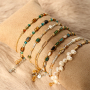 Cr&eacute;ez de magnifiques bijoux avec les perles en verre &agrave; bord dor&eacute;