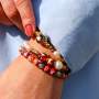 Inspiration avec des perles en c&eacute;ramique color&eacute;es