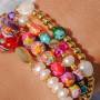 Inspiration avec des perles en c&eacute;ramique color&eacute;es