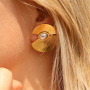 Mix&Match boucles d'oreilles en acier inoxydable