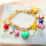 Inspiration de bijoux color&eacute;s avec des perles acryliques