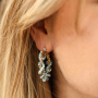 Inspirez-vous avec des pendentifs et boucles d'oreilles &agrave; facettes