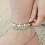 Compl&eacute;tez votre collection avec des cha&icirc;nes de chevilles et des bracelets
