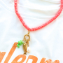 Moment d'inspiration avec des  perles en pierre naturelle