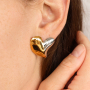 Inspiration avec des boucles d'oreilles en acier inox