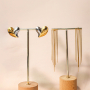 Inspiration avec des boucles d'oreilles en acier inox