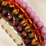 Mix & match : cr&eacute;ez des colliers d'automne avec des perles acryliques