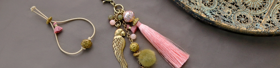 Perles et pendentifs en m&eacute;tal TQ