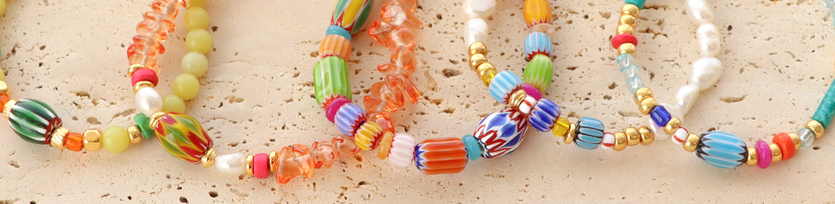 Perles Millefiori 